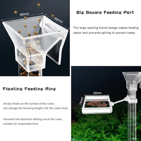 Feeding Pipe For Food | Feeder With Detachable | Acrylic Tube