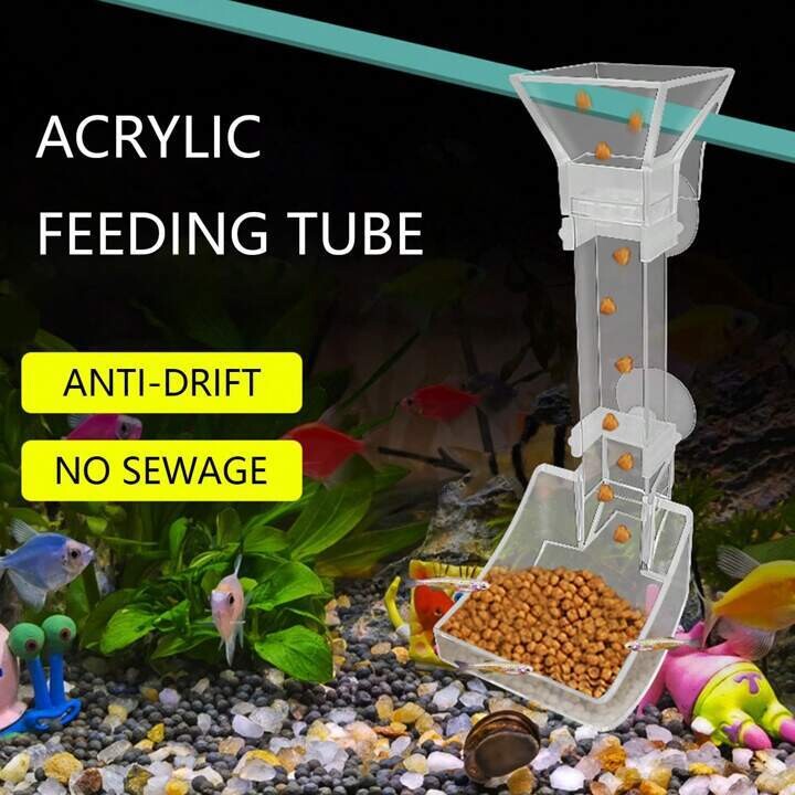 Feeding Pipe For Food | Feeder With Detachable | Acrylic Tube