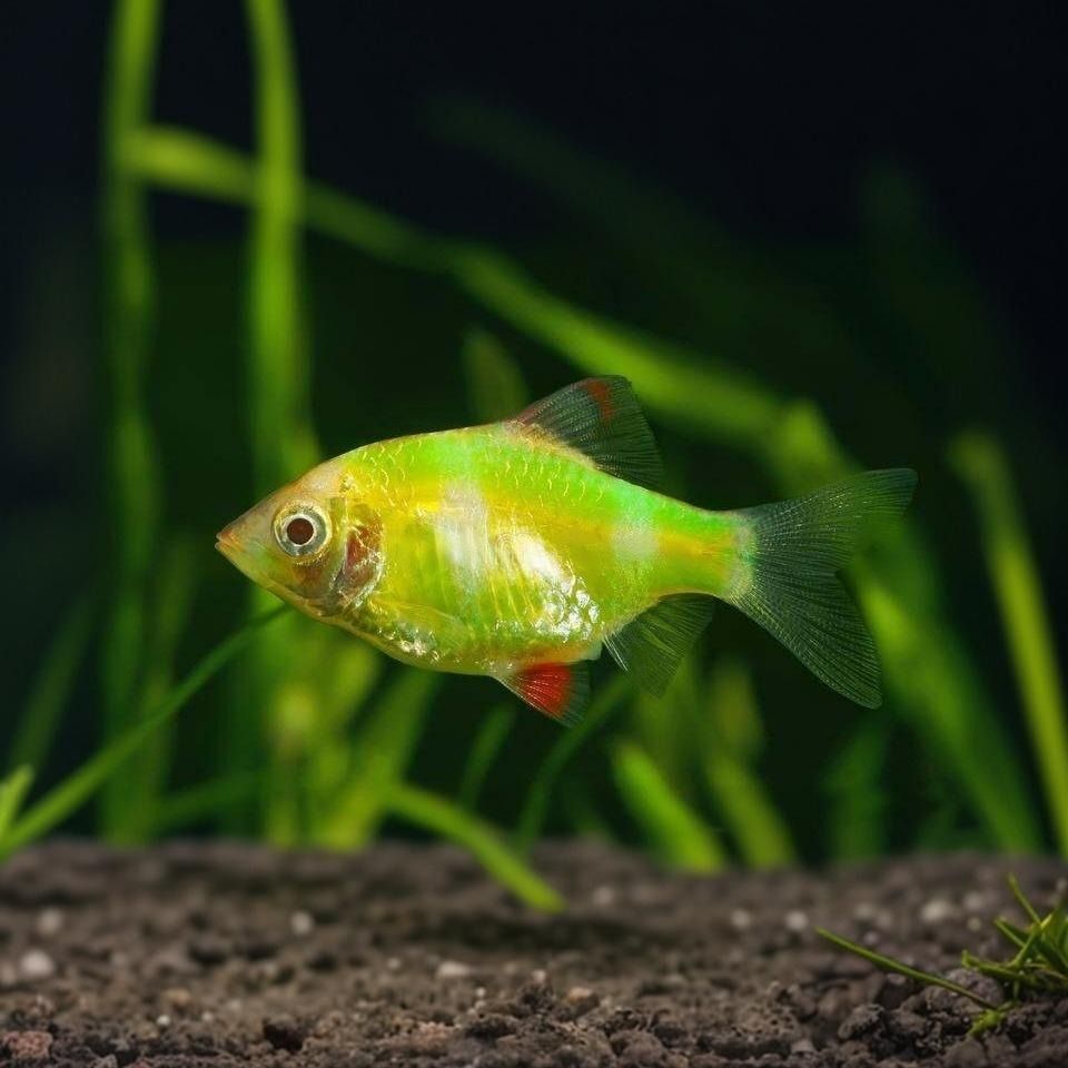 Albino Green Tiger Barb (2-3 cms) | Single