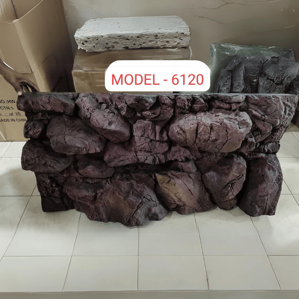 Decor 6120 3D Rock Terrarium Background (Length100* Height 65* Thick 20 Cms)