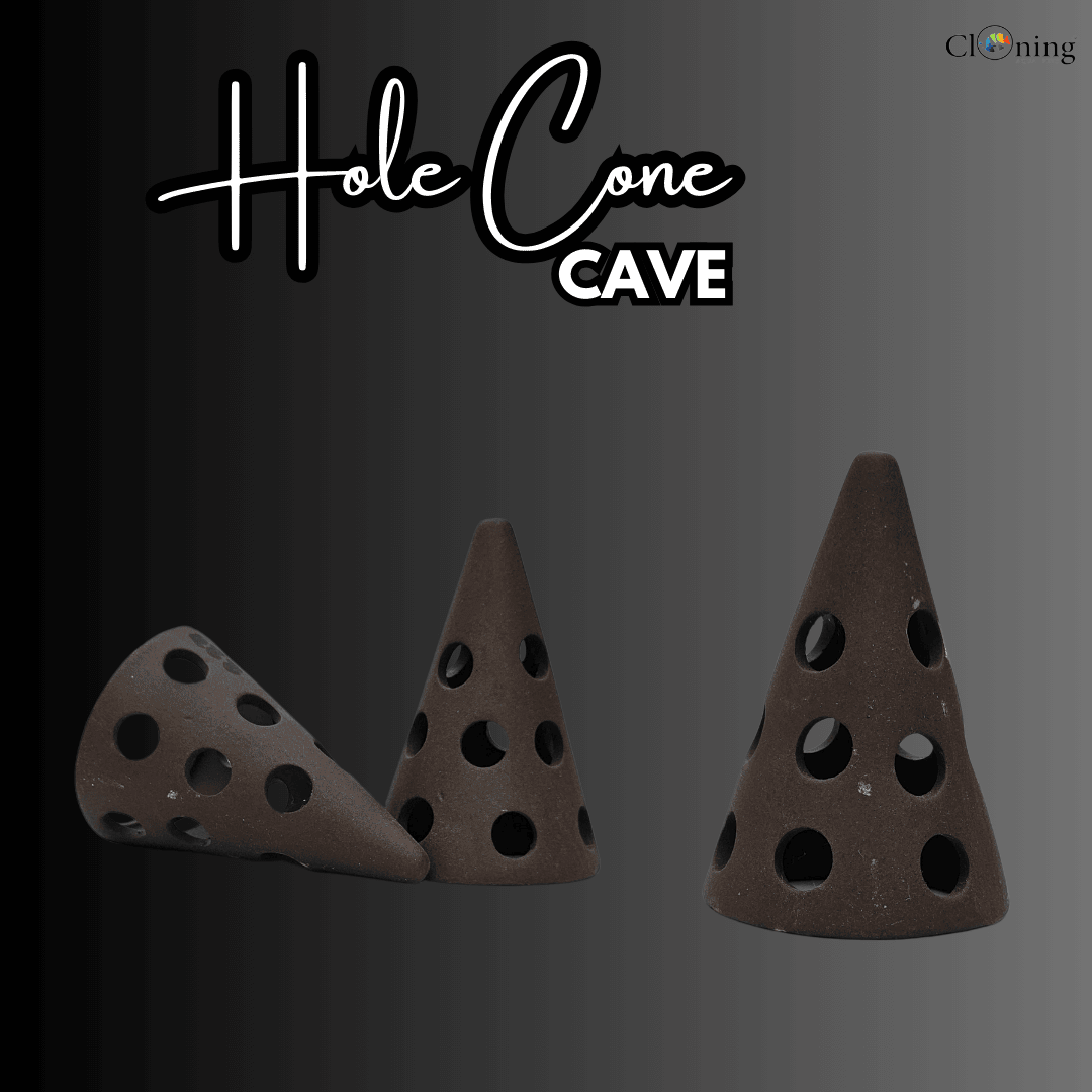 Hole Cone Cave Clay Toy