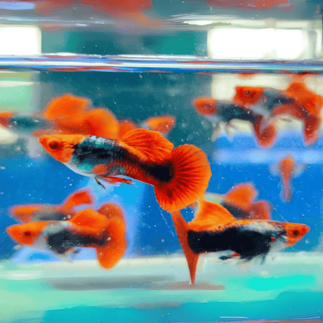 Guppy Tuxedo Koi