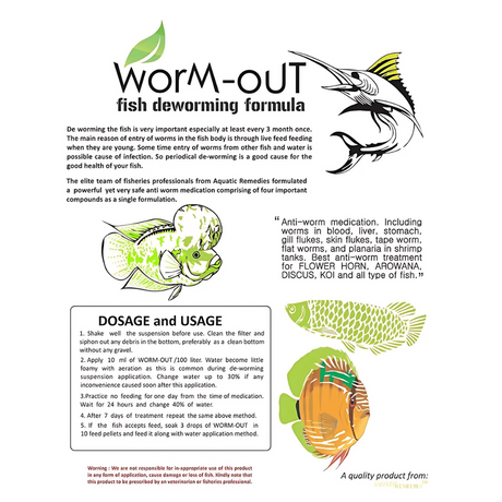 Medicine Aquatic Remedies Worm-Out D 60 ml