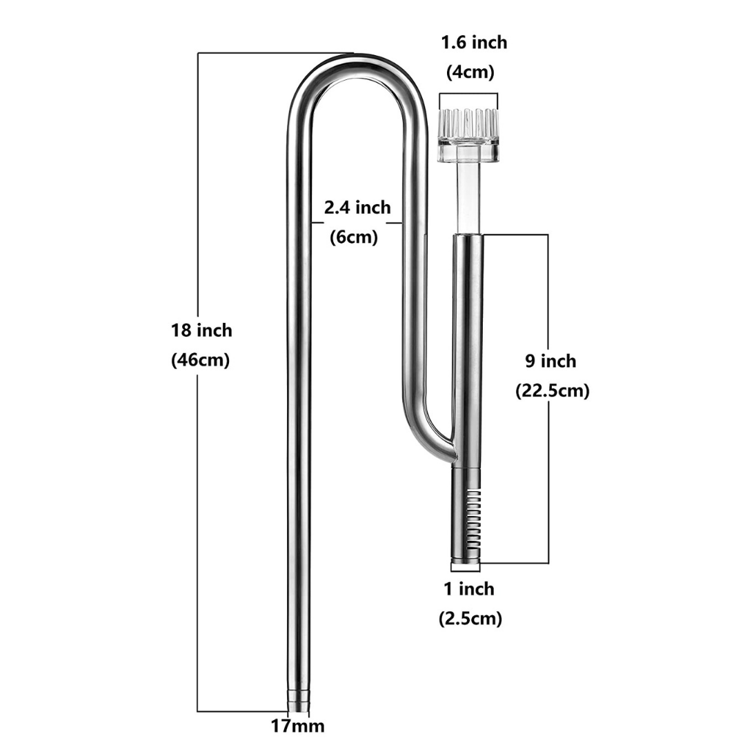 Mufan Stainless Steel Lily Pipe With Surface Skimmer