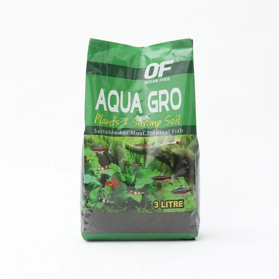 Ocean Free Aqua Gro Plants & Shrimp Soil | (3L, Pack Of 1)