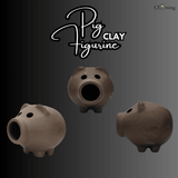 Pig Figurine Clay Toy