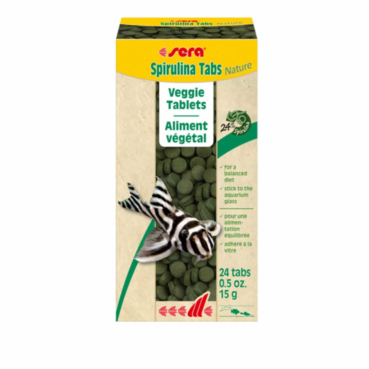 Food Sera Spirulina Tabs Nature 15gm