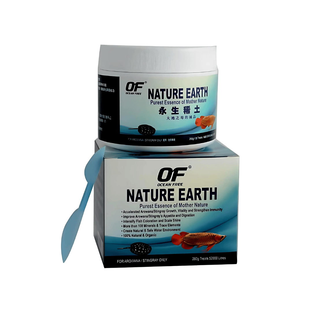 Starter Ocean Free Nature Earth For Arowana & Stingray 260gm