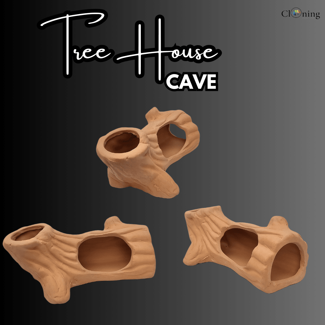 Tree House Cave Clay Toy