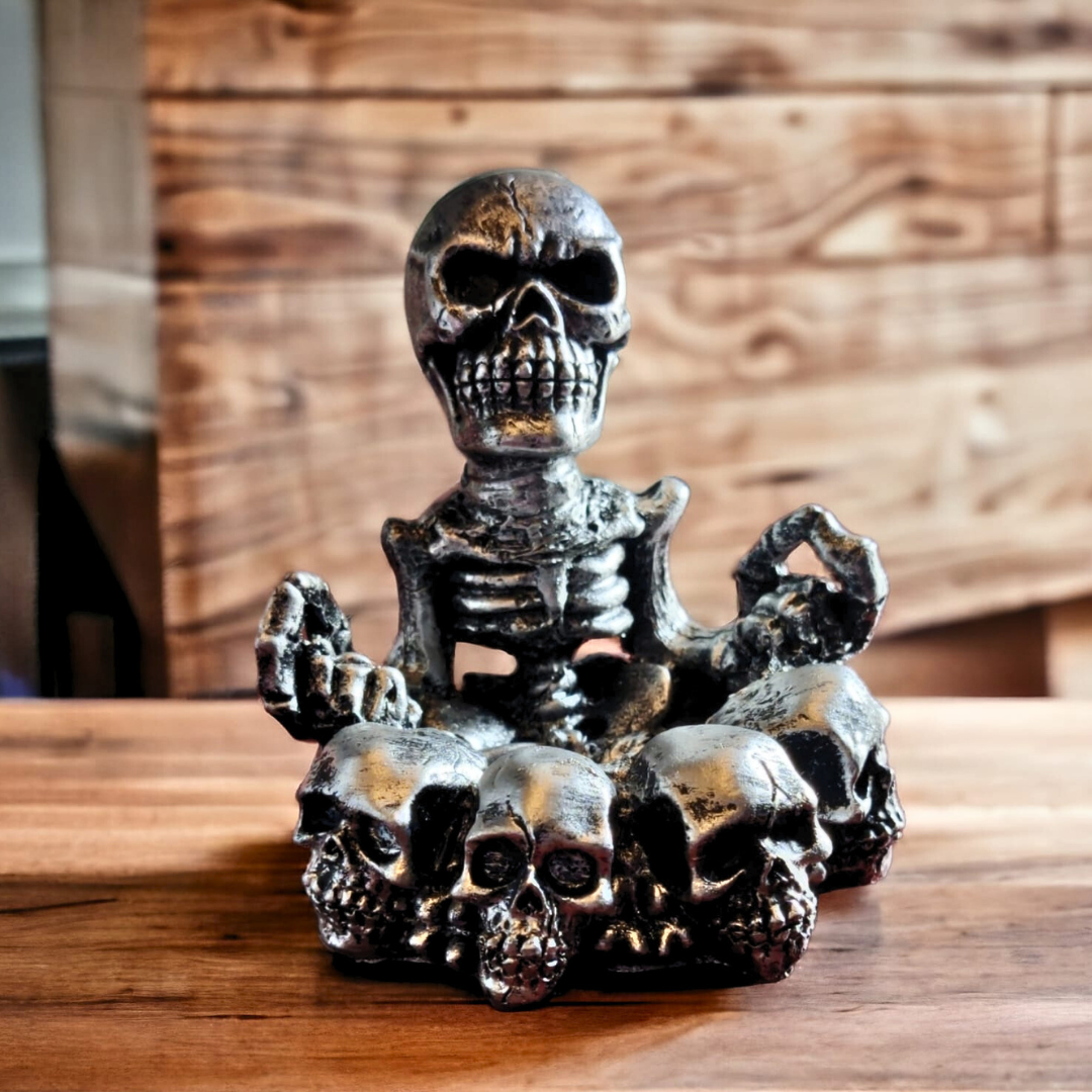 Decor Toy | 4*4*4 Inches | Ghost Gopal Silver Colour