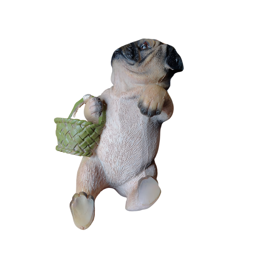 Decor Toy | 6*4*6 Inches | Hanging Pug Dog Puppy