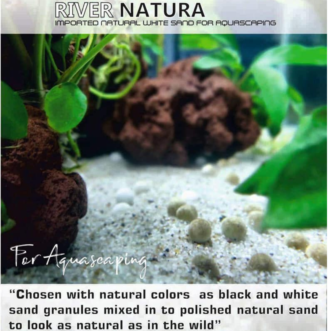 Aquatic Remedies River Natura Imported Natural Bright Sand (5 Kg)