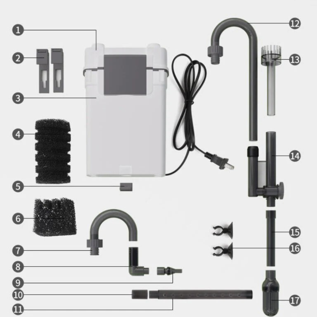 External Hang On Filter Xioli SUNSUN XBL-600 With Skimmer