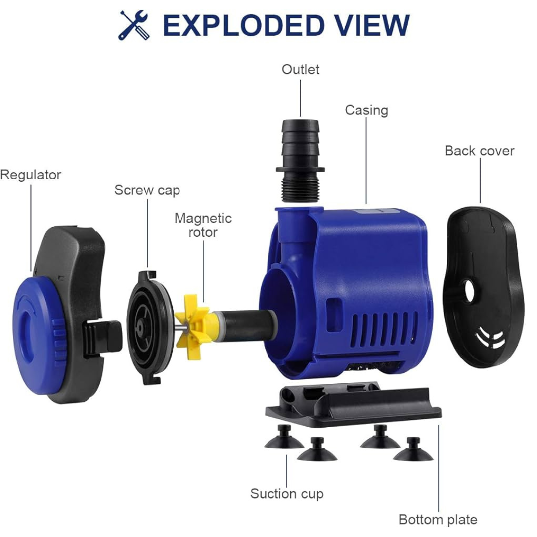 Submersible Pump SUNSUN JQP-2500 (German standard)