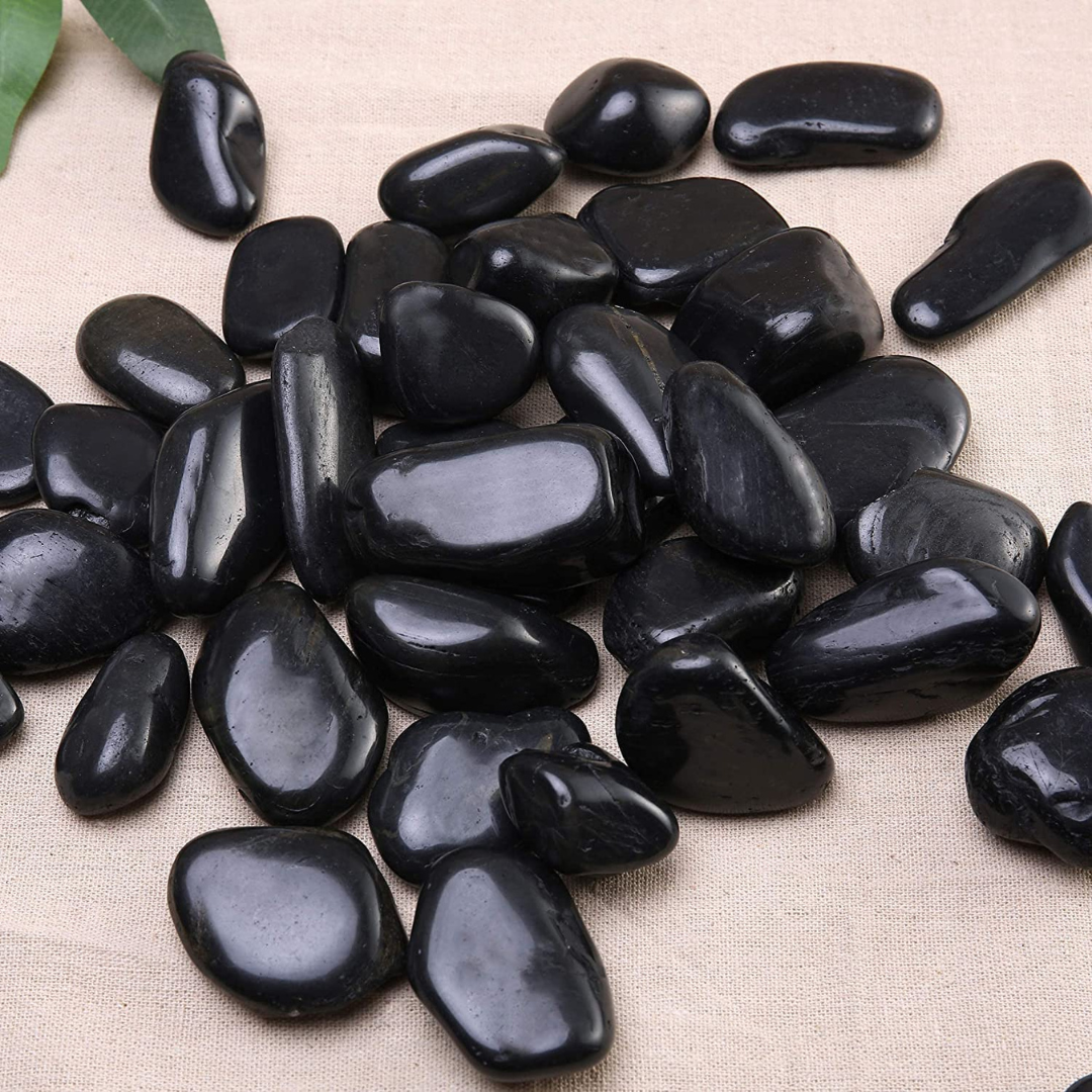 Decor Polished Shiny Smooth Glass Pebbles | 1 Kg