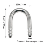 CO2 Connector U Bend Stainless Steel