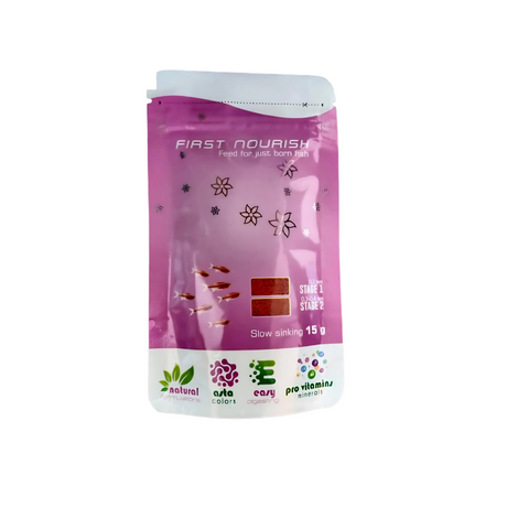 Food Powder Baby Stage 1 & 2 (Pack of 15g +15g) For All Types Of Baby Fishes