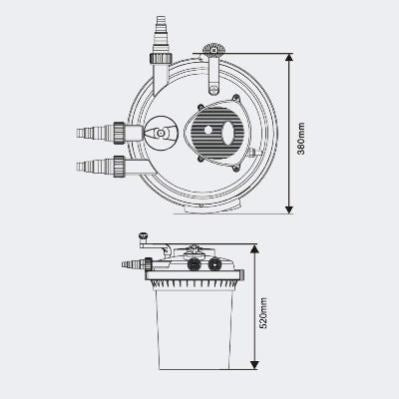 Bio Pond Filter SUNSUN CPF-10000