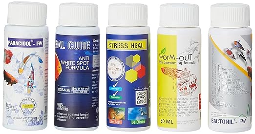 Medicine Aquatic Remedies Flower Horn Total Care | 5 In 1 Pack