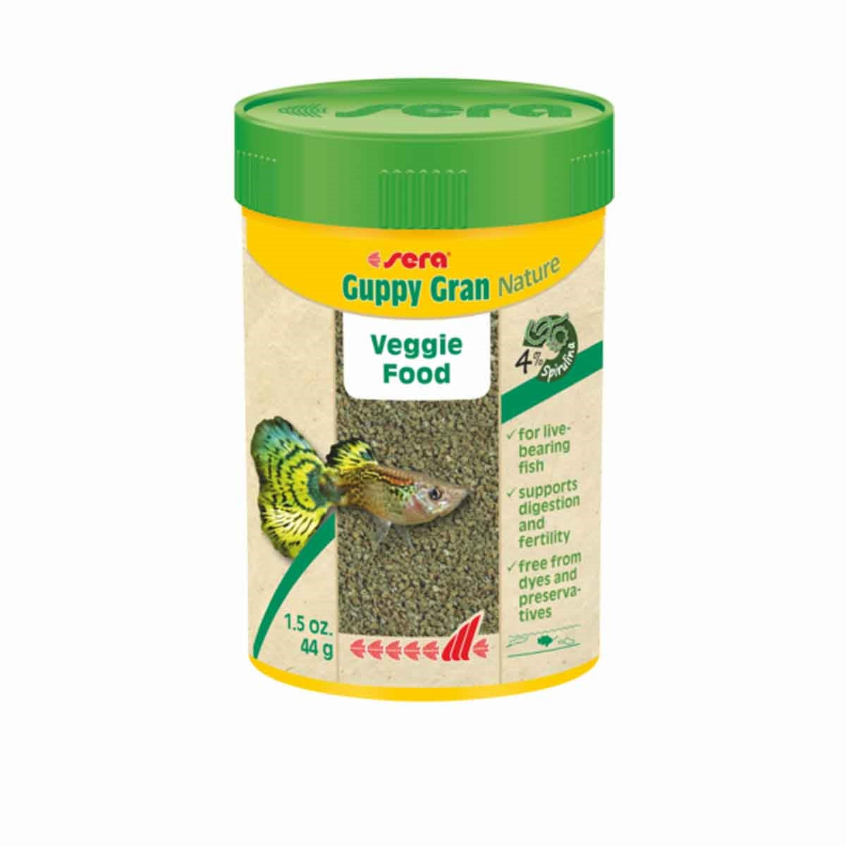 Food Sera Guppy Gran Nature 44gm