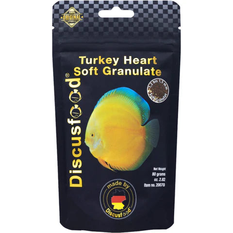 Discus Food Turkey Heart Soft Granulate 80 gm